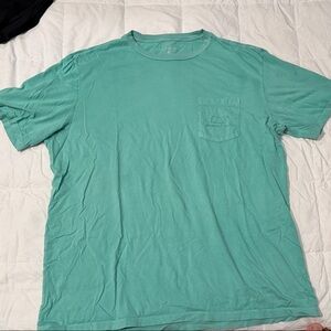 Vineyard Vines Men's Aqua Short Sleeve Tee